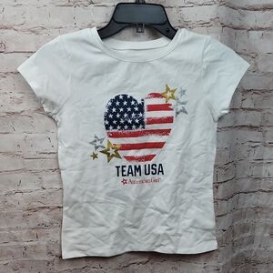 American girl tee shirt medium 10/12 nwt new
